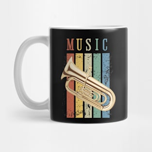 Music Tuba Retro Mug